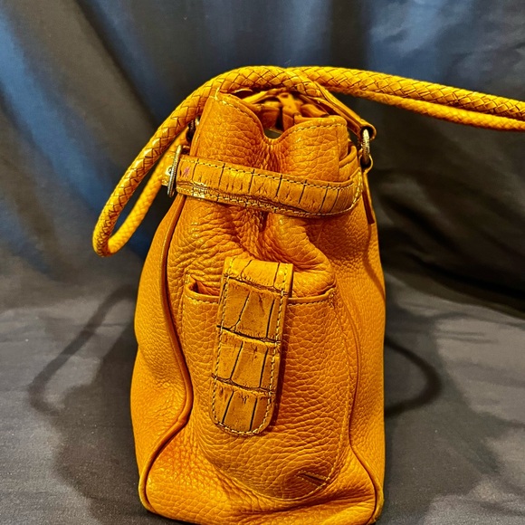 Gorgeous Vintage Brighton Pebbled Leather Handbag - Picture 2 of 13